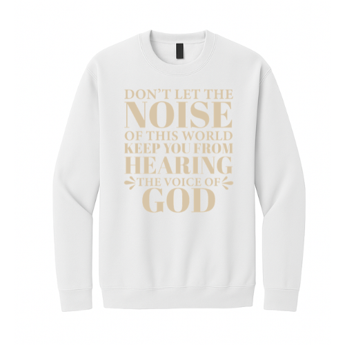 Crewneck Sweatshirt - Voice of God (White)