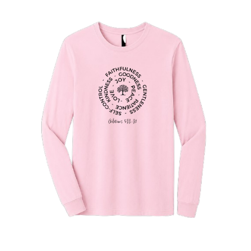 Crewneck Sweatshirt - Fruit of the Spirit (Pink)