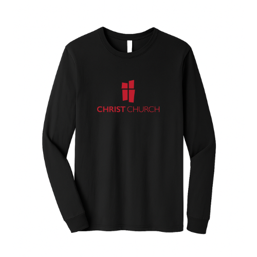 Unisex Jersey Long Sleeve Tee  Black- Christ Church
