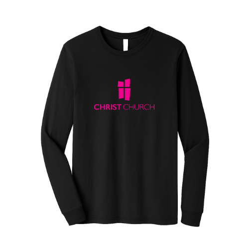 Unisex Jersey Long Sleeve Tee  Black- Christ Church
