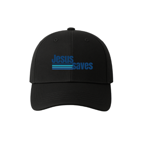 Dads Hat - Jesus Saves (line)