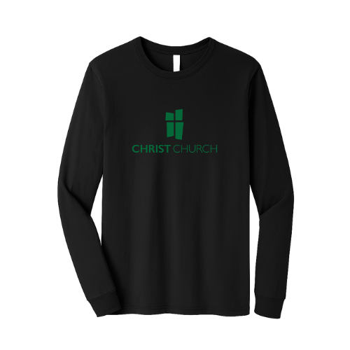 Unisex Jersey Long Sleeve Tee  Black- Christ Church