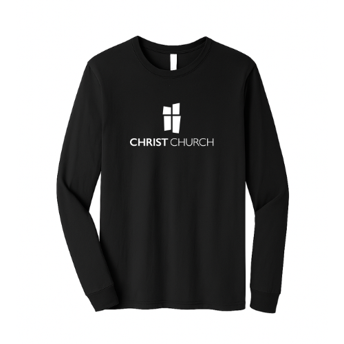 Unisex Jersey Long Sleeve Tee  Black- Christ Church