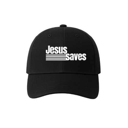 Dads Hat - Jesus Saves (line)