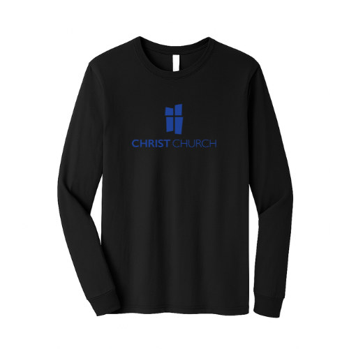 Unisex Jersey Long Sleeve Tee  Black- Christ Church