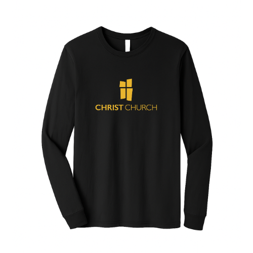 Unisex Jersey Long Sleeve Tee  Black- Christ Church
