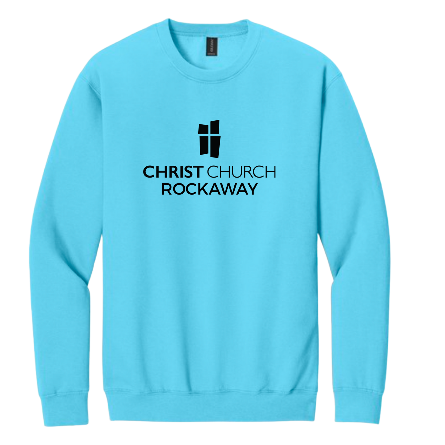 Crewneck Sweatshirt - Christ Church Rockaway (Sky Blue)