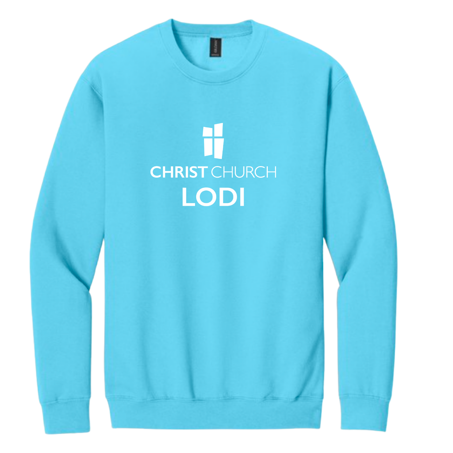Crewneck Sweatshirt - Christ Church Rockaway (Sky Blue)