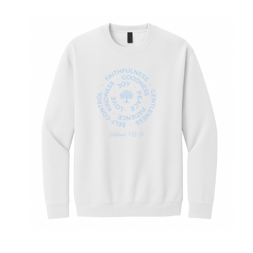 Crewneck Sweatshirt - Fruit of the Spirit (White)