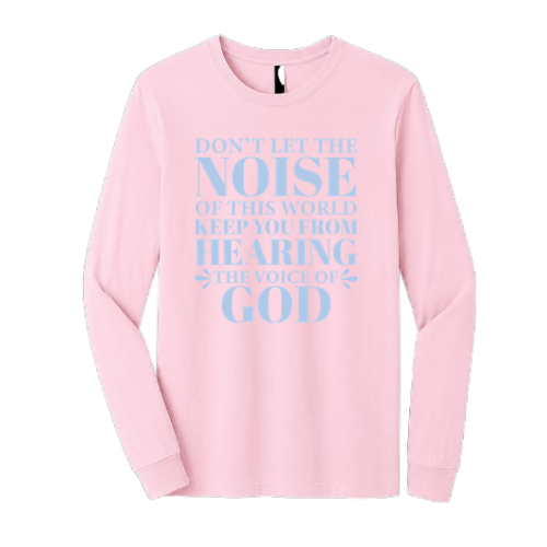 Unisex Jersey Long Sleeve Tee - Voiced Of God (Pink)