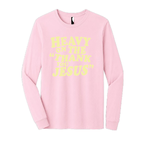 Crewneck Sweatshirt - Thank You Jesus (Pink)
