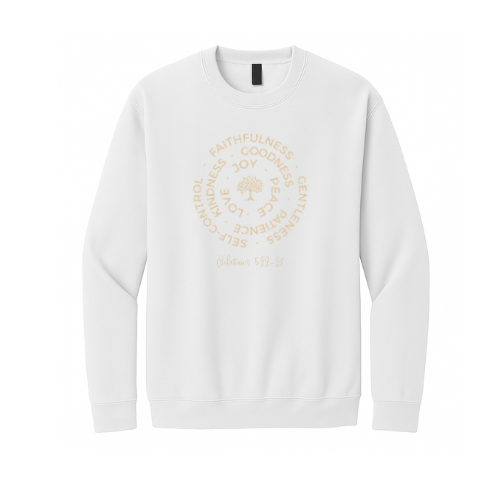 Crewneck Sweatshirt - Fruit of the Spirit (White)