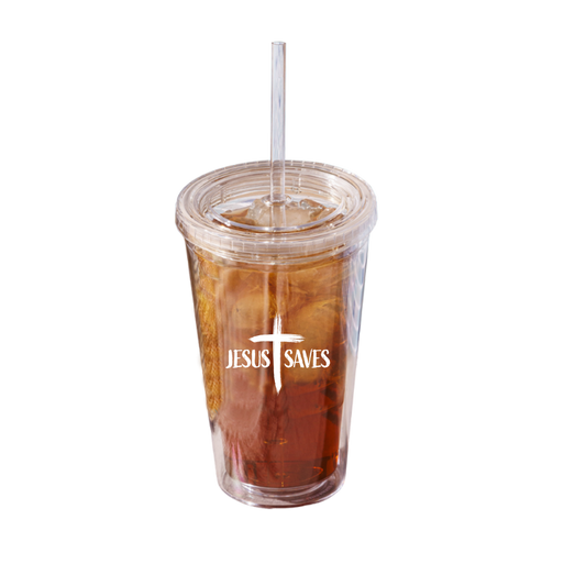 Jesus Saves - ACRYLIC TUMBLERS