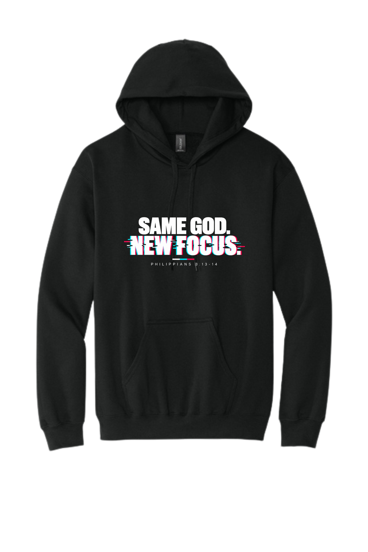 Hooded Sweatshirt - Same God New Focus (Black)