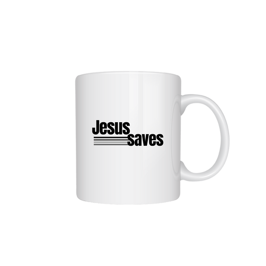 Jesus Saves (lines) - MUGS