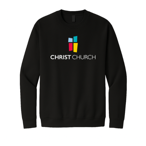 Crewneck Sweatshirt - Christ Church Big Logo (Black)